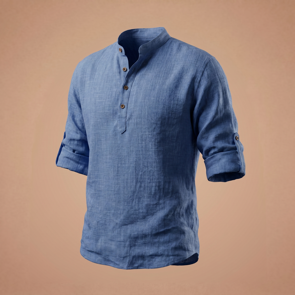 Camisa de Linho Descontraìda