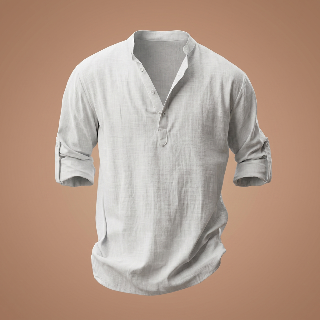 Camisa de Linho Descontraìda