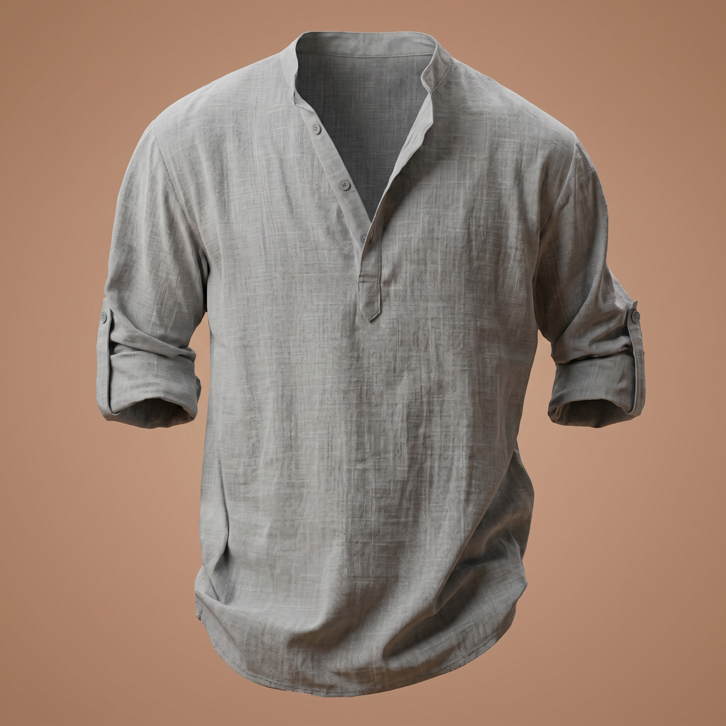 Camisa de Linho Descontraìda