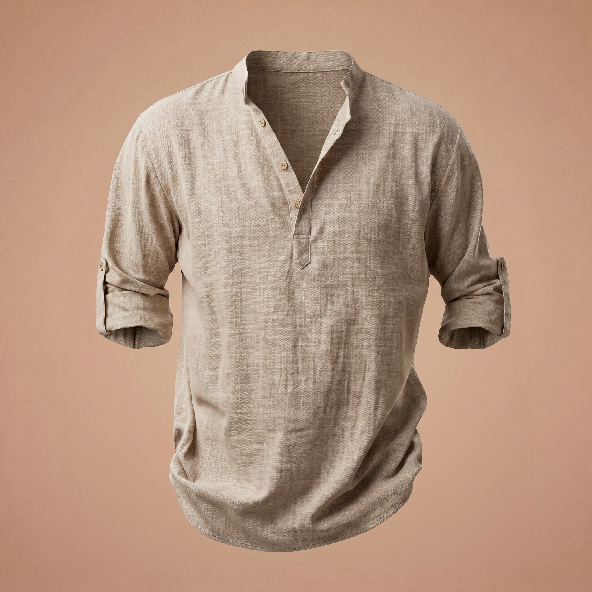 Camisa de Linho Descontraìda