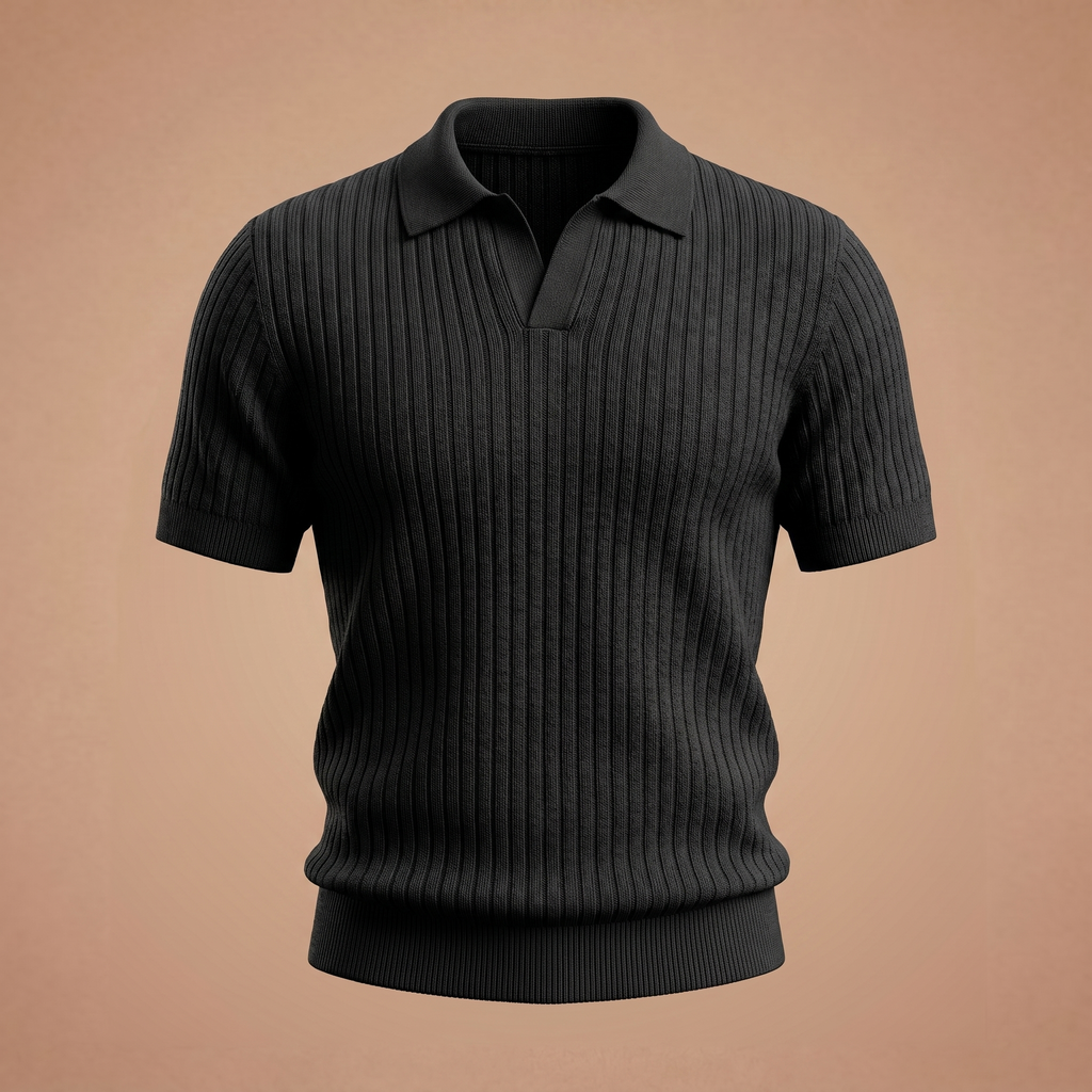 Polo em Tricot Texturizado