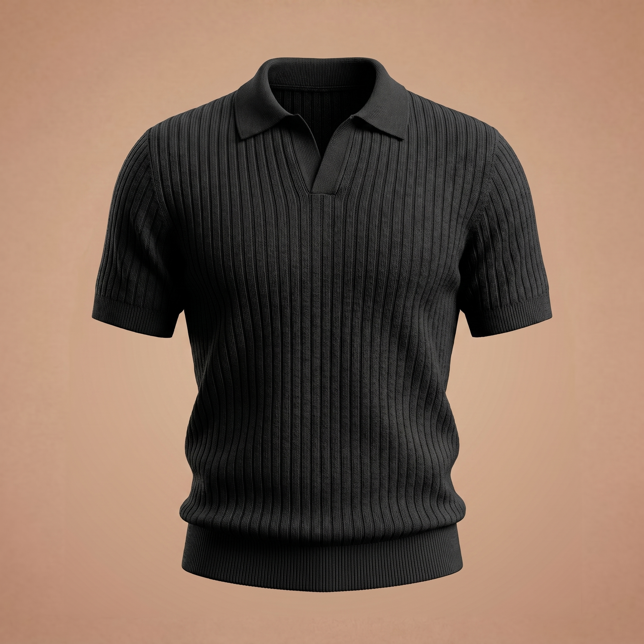 Polo em Tricot Texturizado