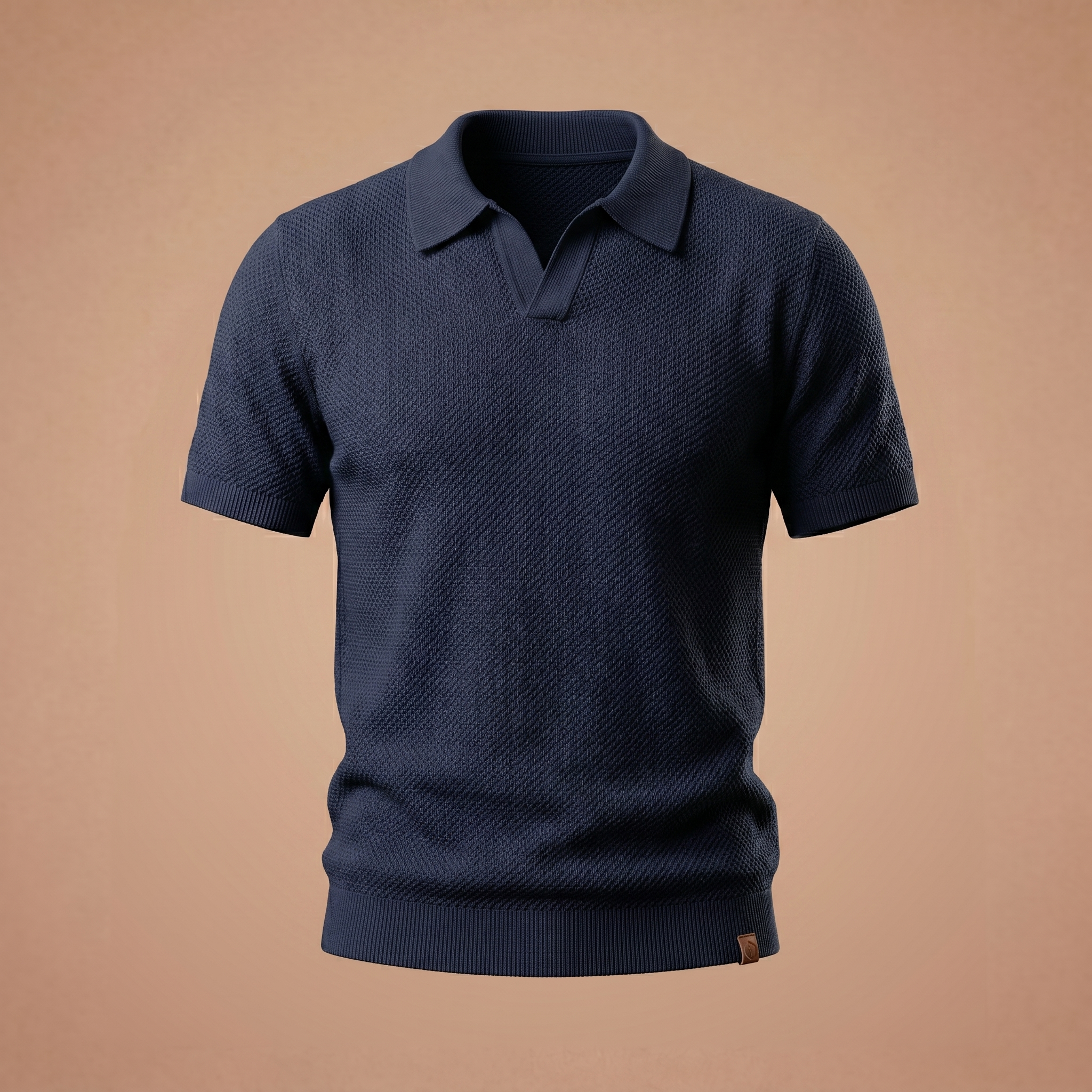 Polo Capri em Malha Texturizada