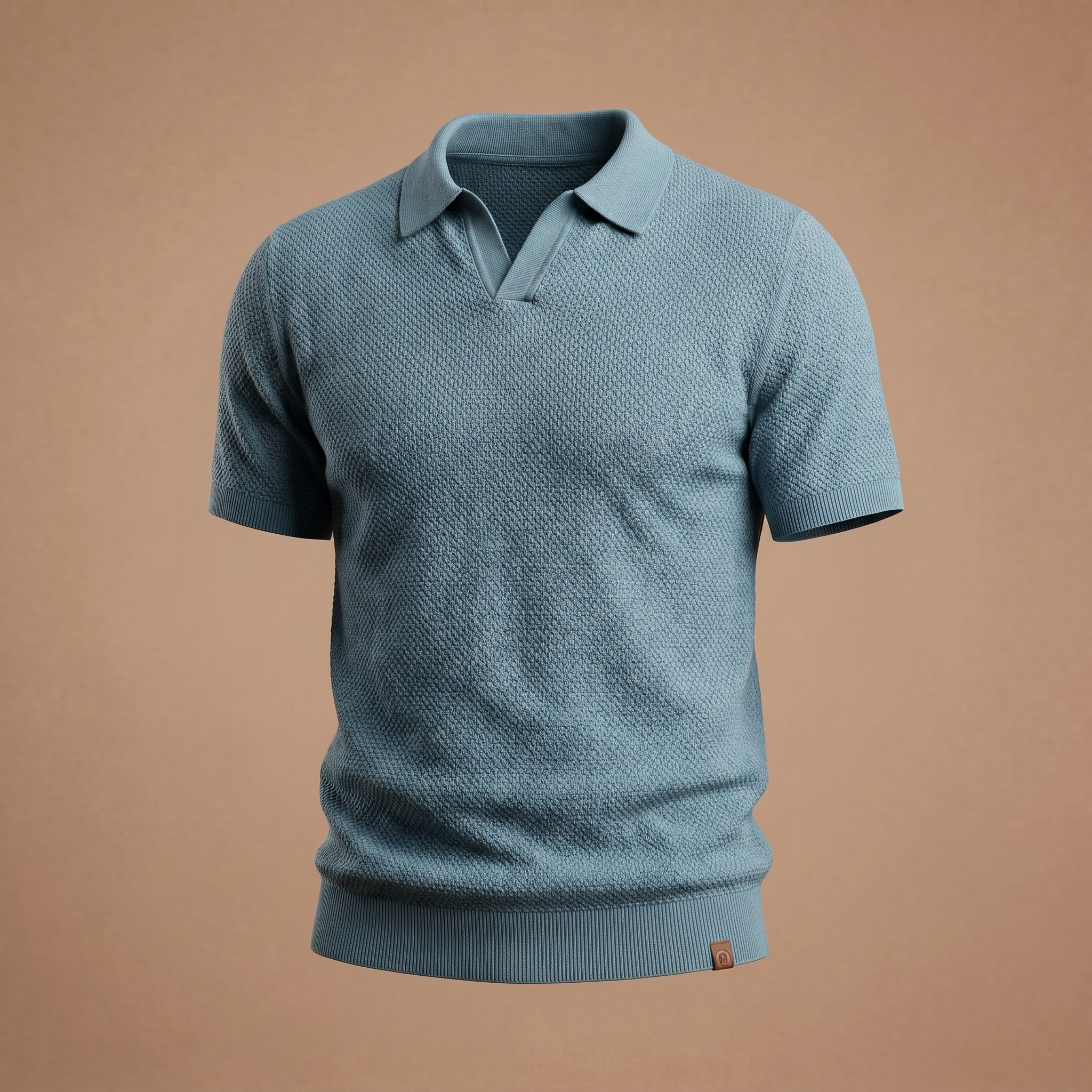 Polo Capri em Malha Texturizada