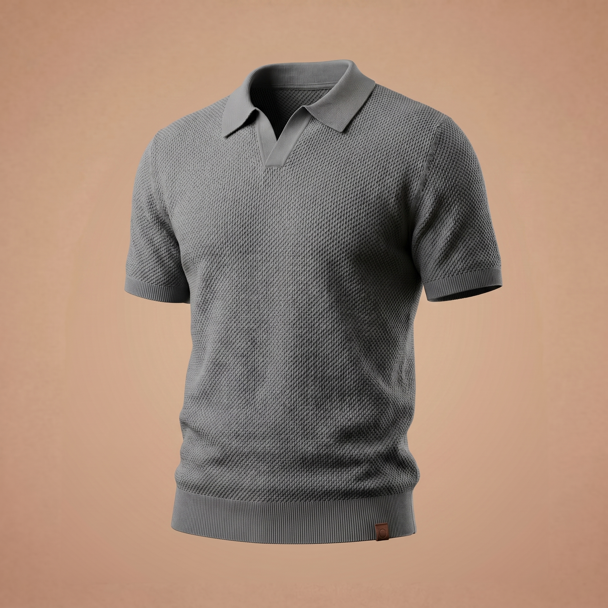 Polo Capri em Malha Texturizada