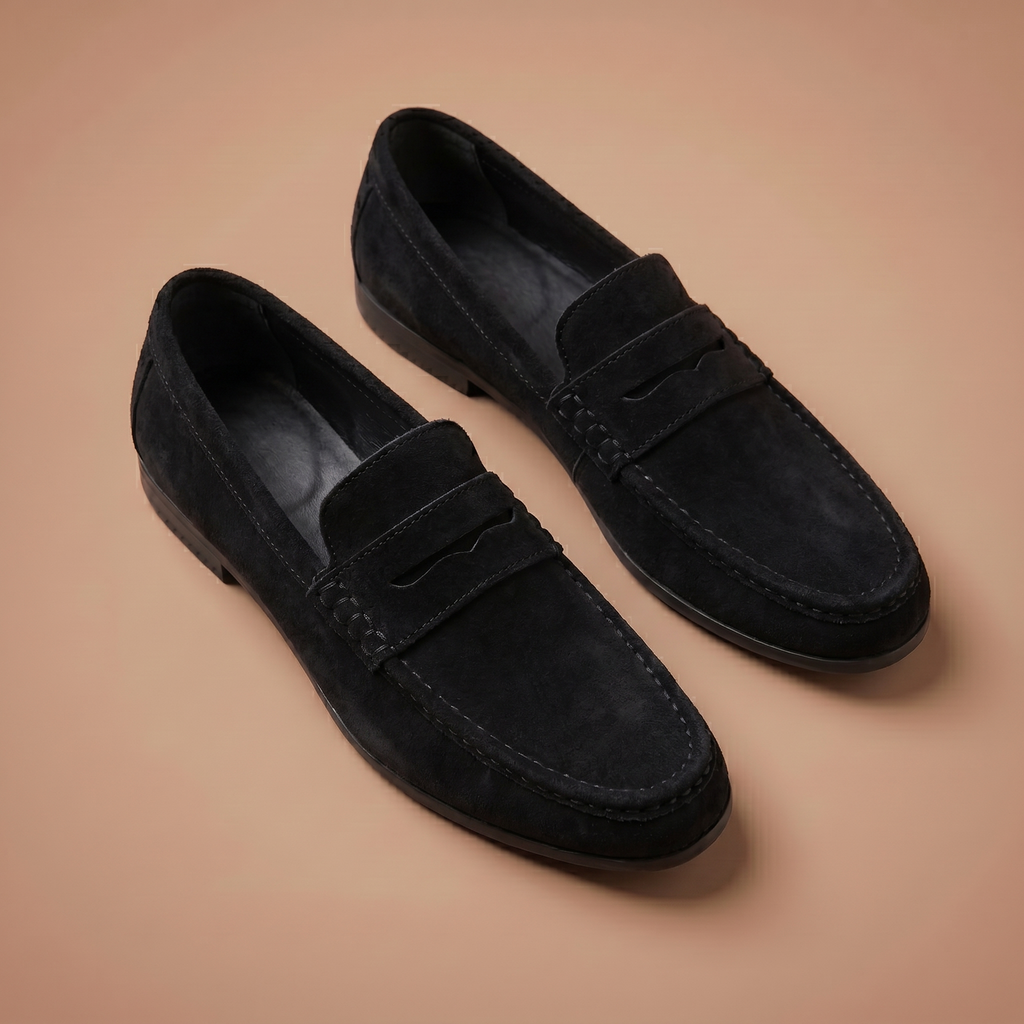 Mocassins Clássicos em Camurça