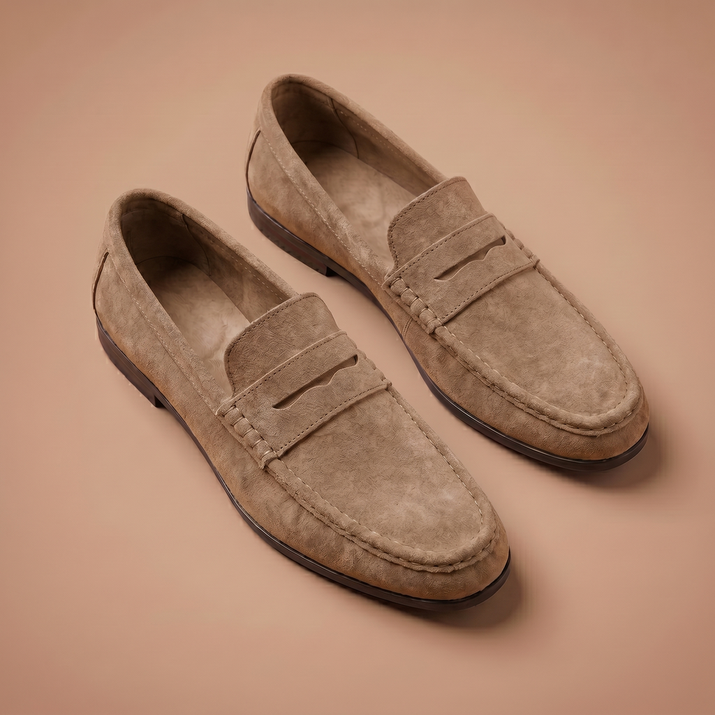 Mocassins Clássicos em Camurça