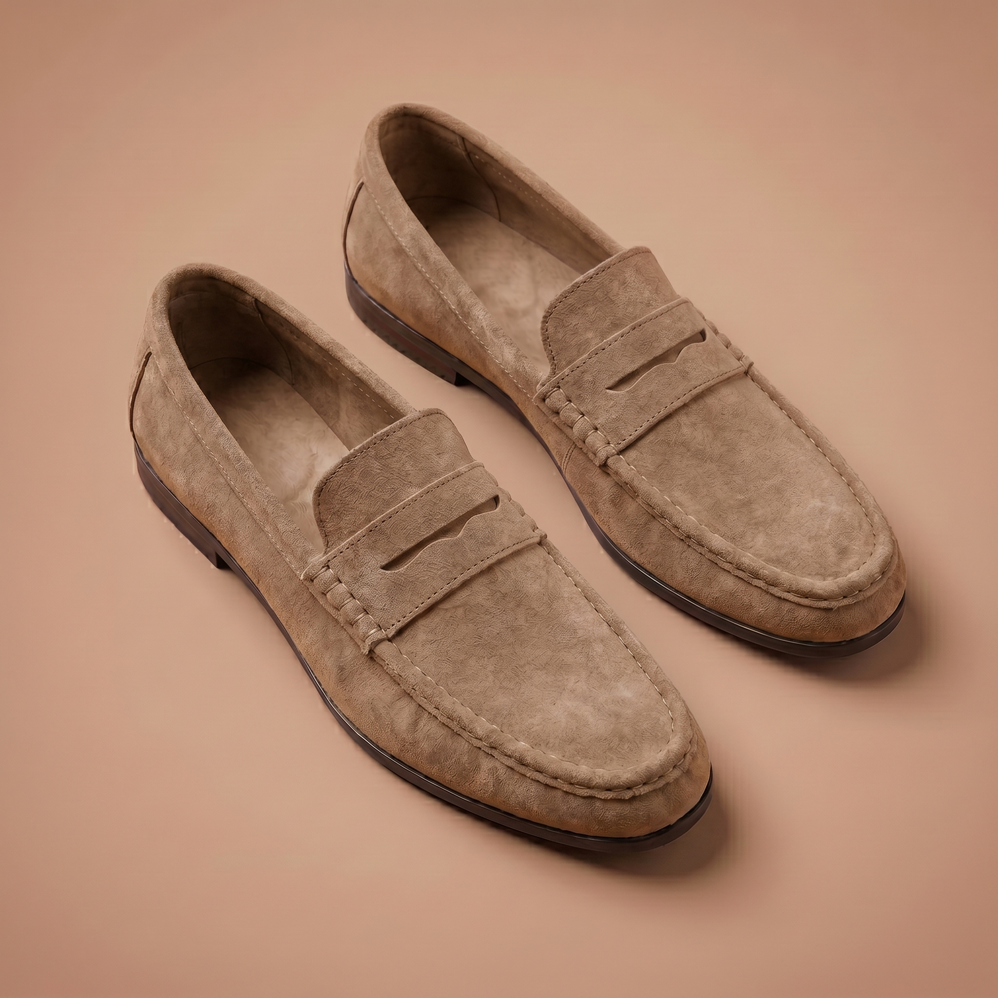 Mocassins Clássicos em Camurça